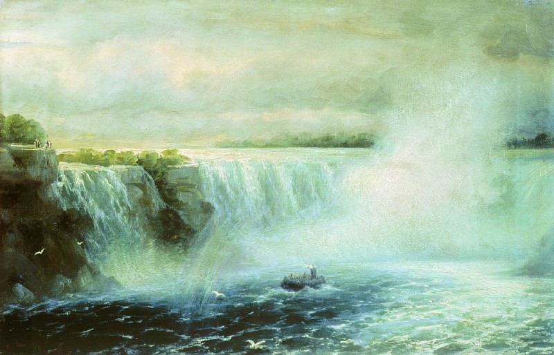 Ниагарский водопад 1893 35х52, Иван Константинович Айвазовский