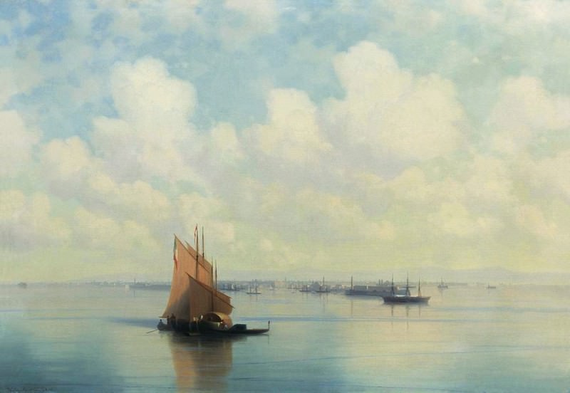 Морской пейзаж 1871 72х103, Иван Константинович Айвазовский