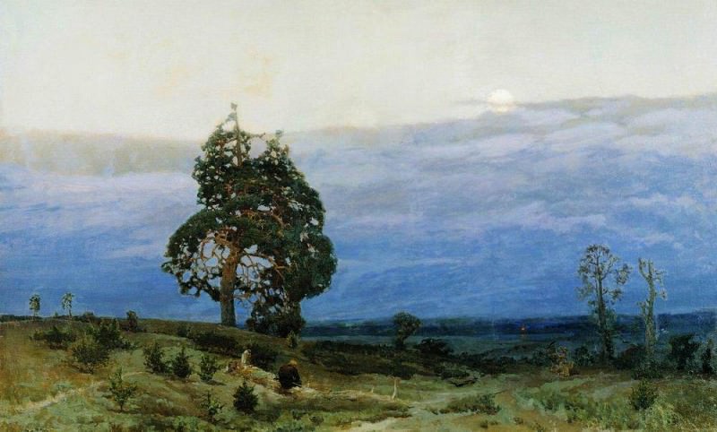 Twilight. 1889, Apollinaris M. Vasnetsov