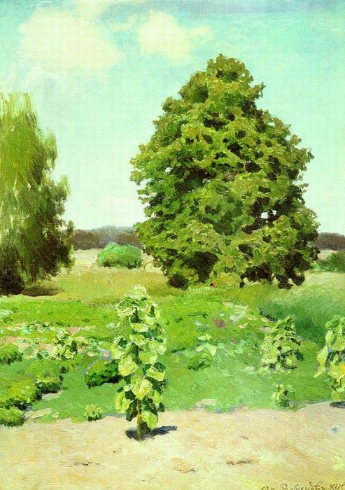Summer day. 1880, Apollinaris M. Vasnetsov