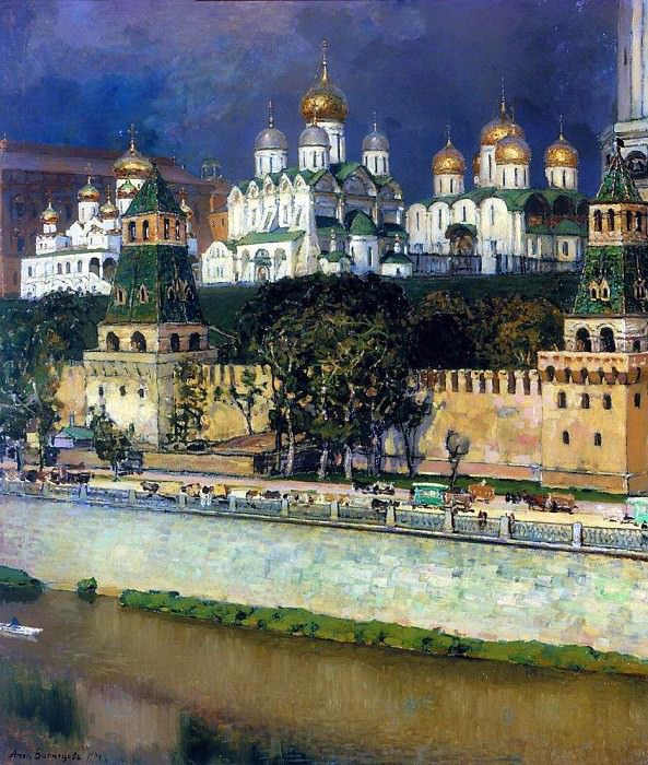 Moscow Kremlin. Cathedrals. 1894, Apollinaris M. Vasnetsov