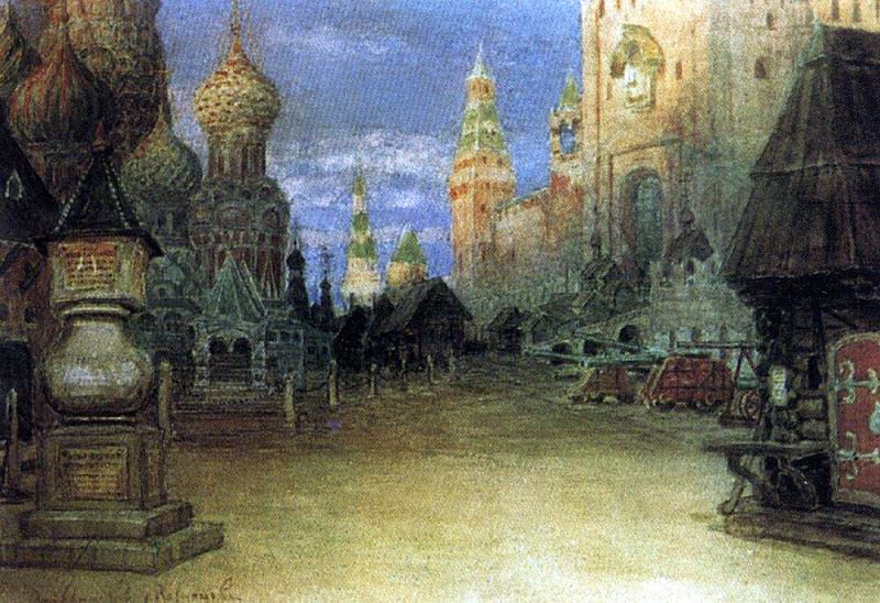 Красная площадь. 1897, Аполлинарий Михайлович Васнецов
