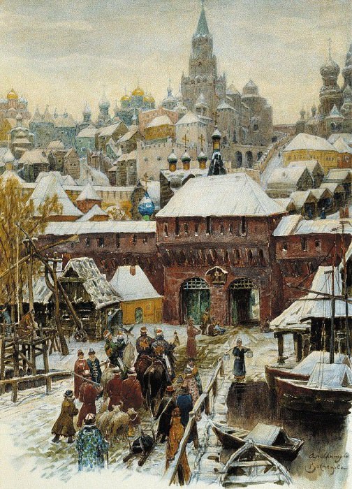 Москва. Конец XVII века. 1902, Аполлинарий Михайлович Васнецов
