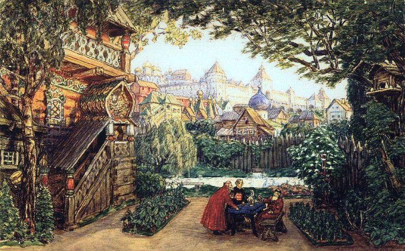 Garden Pearl Prince. 1911, Apollinaris M. Vasnetsov