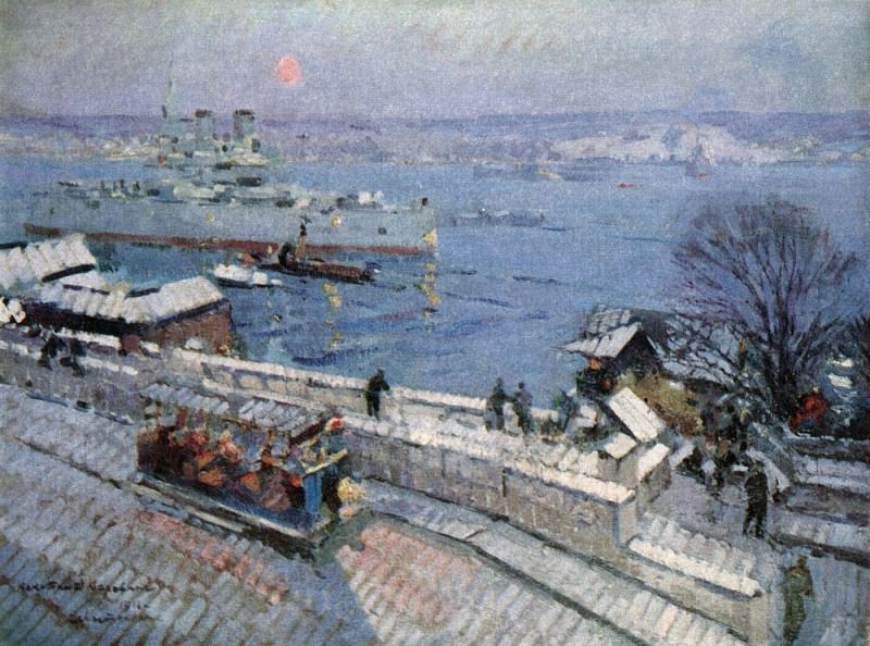 Sevastopol winter. 1916, Konstantin Alekseevich Korovin