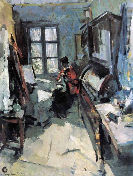 In the room. 1919, Konstantin Alekseevich Korovin