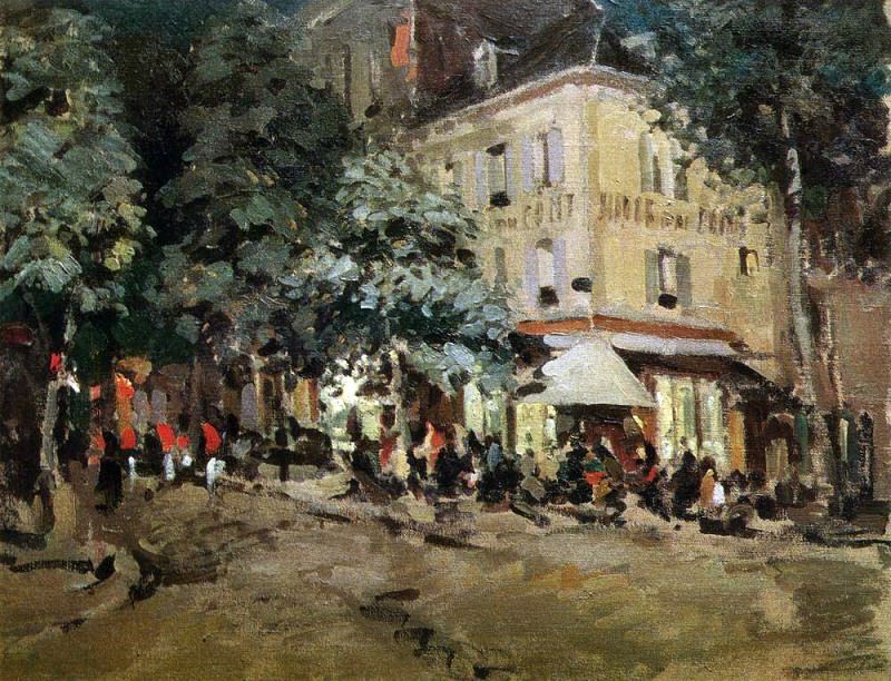 Street in Vichy. 1911, Konstantin Alekseevich Korovin
