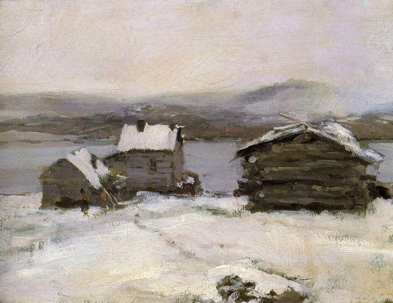 Winter in Lapland. 1894, Konstantin Alekseevich Korovin