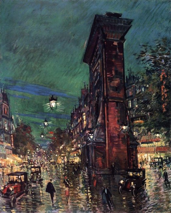 Paris. Saint-Denis. 1930, Konstantin Alekseevich Korovin