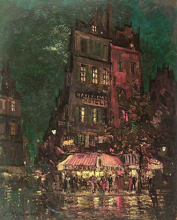 Paris. Calle Venice. 1927, Konstantin Alekseevich Korovin