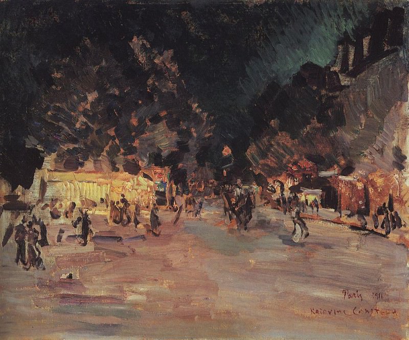 Париж ночью. 1911, Коровин Константин Алексеевич