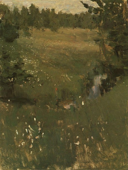 Stream. Mid 1880, Konstantin Alekseevich Korovin
