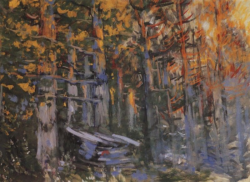 Forest. 1918, Konstantin Alekseevich Korovin