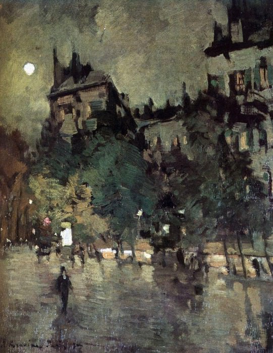 Paris after a rain. 1900, Konstantin Alekseevich Korovin
