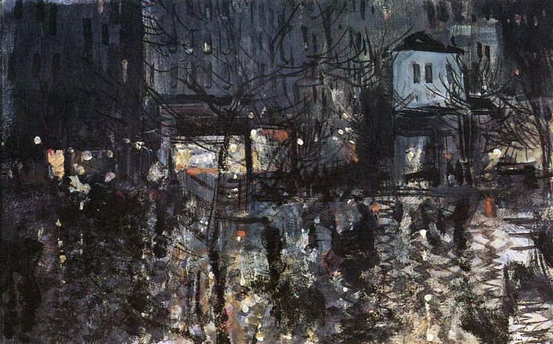 After a rain. Paris. 1897, Konstantin Alekseevich Korovin
