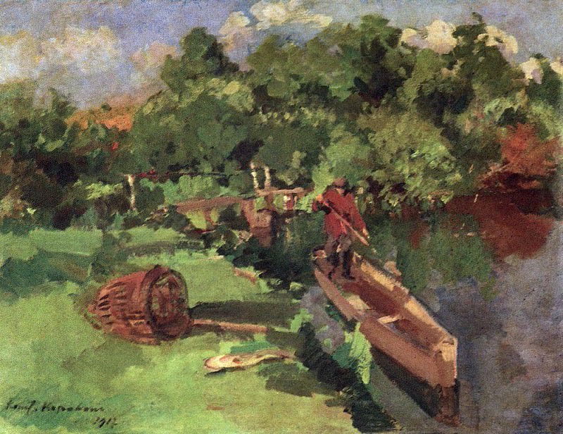 Landscape. 1917, Konstantin Alekseevich Korovin