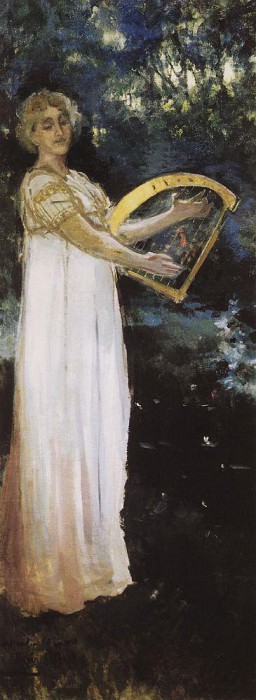 Muse. 1887, Konstantin Alekseevich Korovin