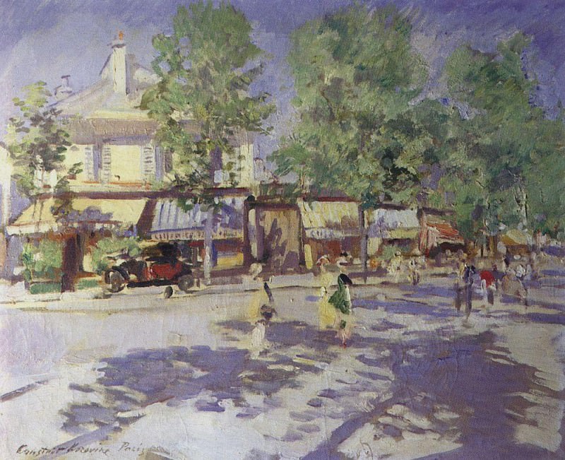 Paris this morning. 1920, Konstantin Alekseevich Korovin