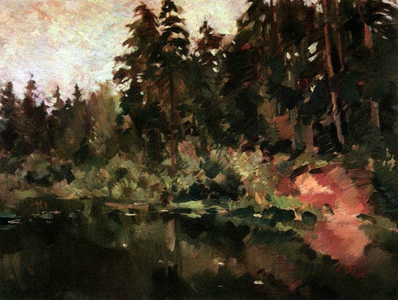 Pond. 1910, Konstantin Alekseevich Korovin