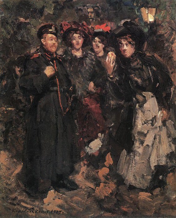 На бульваре. 1902, Коровин Константин Алексеевич