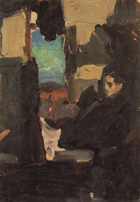 In the compartment. 1886, Konstantin Alekseevich Korovin