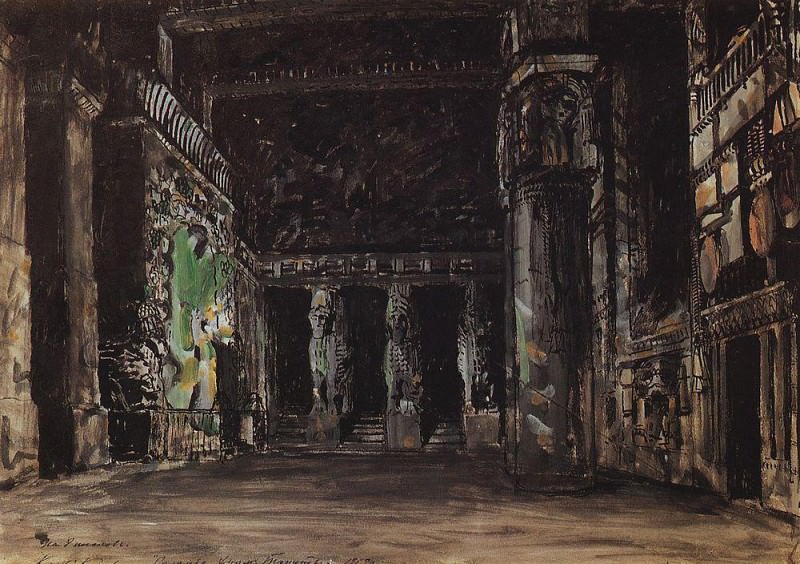 Temple of Tanith. 1909, Konstantin Alekseevich Korovin