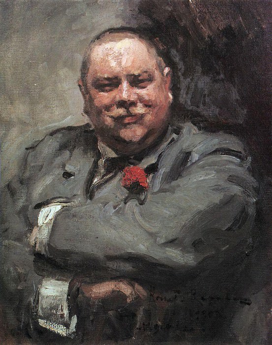 Portrait ND Chichagof. 1902, Konstantin Alekseevich Korovin