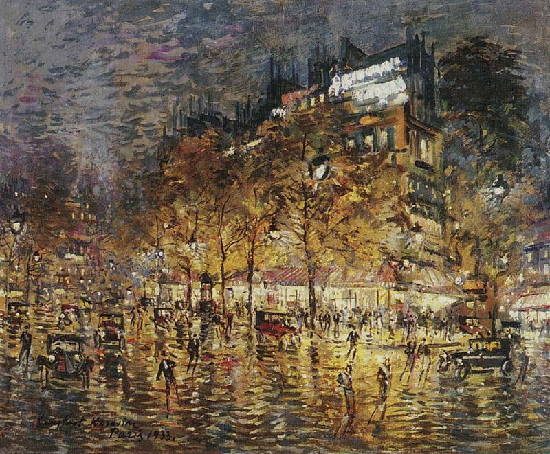 Paris. 1933, Konstantin Alekseevich Korovin