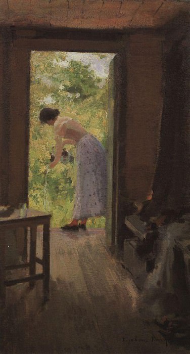 In the country. 1895, Konstantin Alekseevich Korovin
