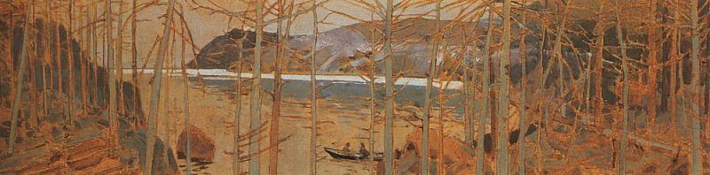 Taiga Lake Baikal. 1900, Konstantin Alekseevich Korovin
