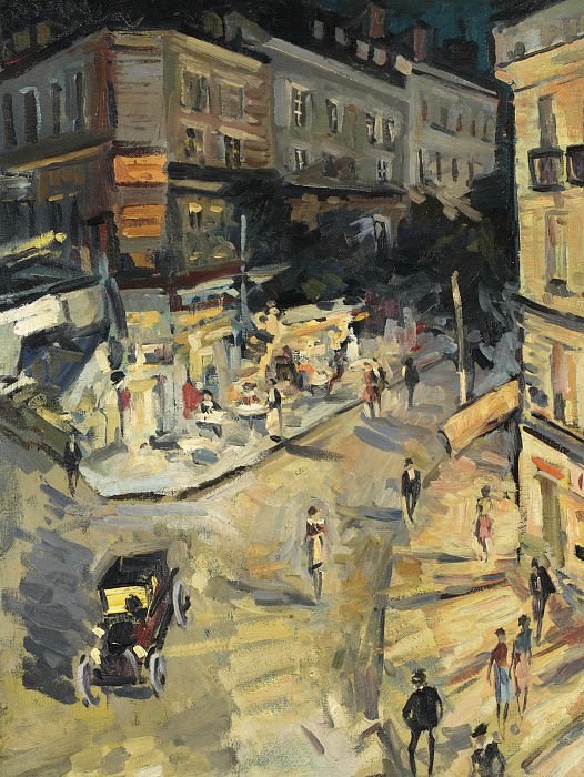 Rue de Paris in Vichy, Коровин Константин Алексеевич