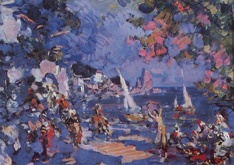 Невольничий рынок на Востоке. 1912, Коровин Константин Алексеевич