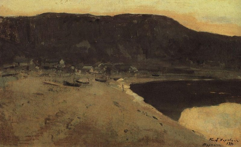 Murmansk coast. 1894, Konstantin Alekseevich Korovin