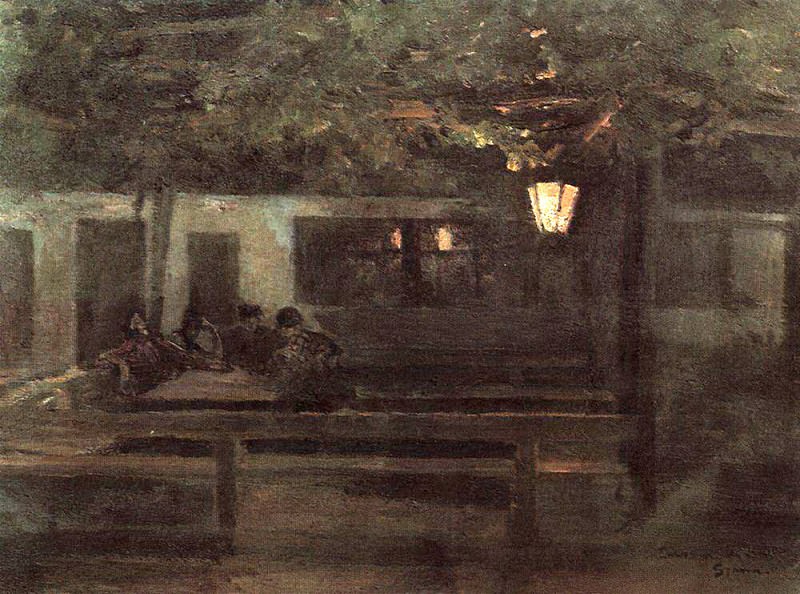 In the Spanish tavern. 1888, Konstantin Alekseevich Korovin