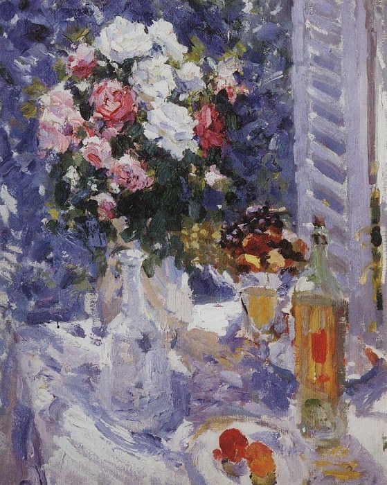 Цветы и фрукты. 1911-1912, Коровин Константин Алексеевич