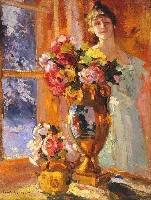 Still life with a portrait of V.V. Pertsova