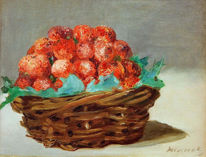 Strawberry basket, Édouard Manet
