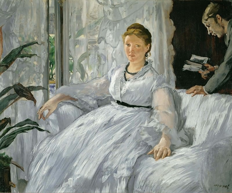 Mme. Manet and her son, Édouard Manet