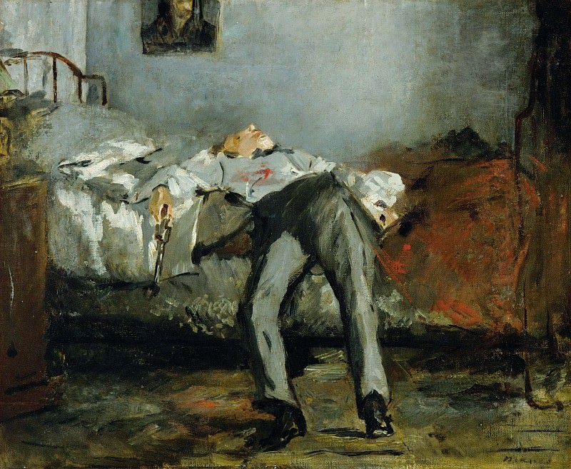 The Suicide, Édouard Manet