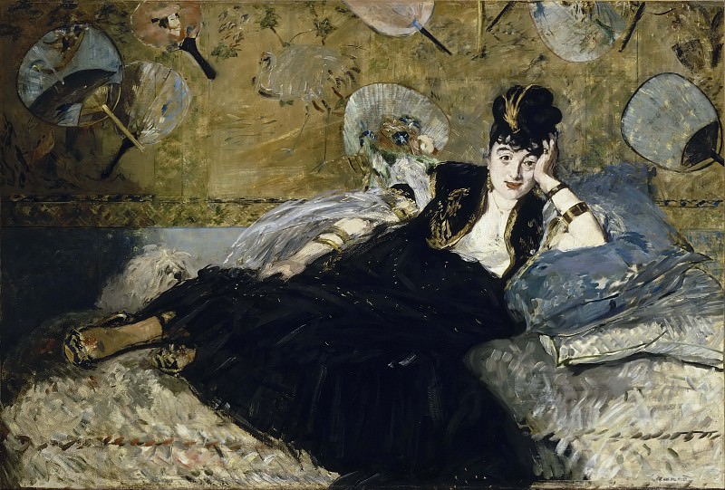 Woman with Fans , Édouard Manet