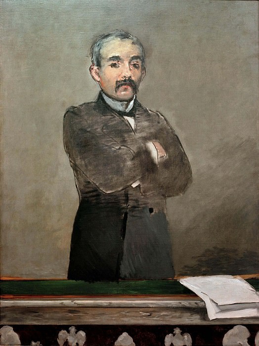 Portrait of Clemenceau, Édouard Manet