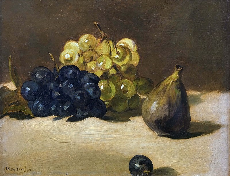 Grapes and fig, Édouard Manet
