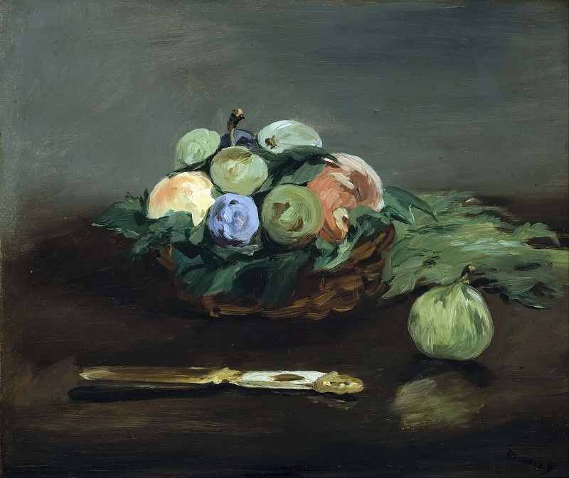 Basket of Fruit, Édouard Manet