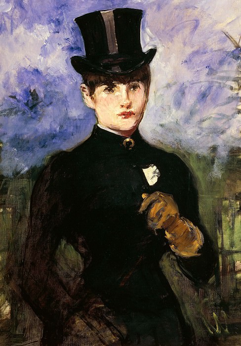 Portrait of horsewoman, Édouard Manet