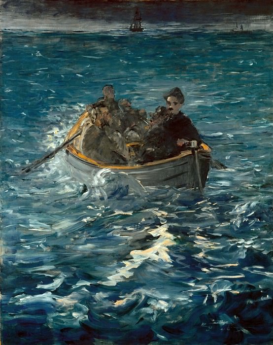 Henri Rochefors escape, Édouard Manet