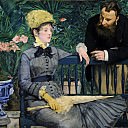 In the Conservatory, Édouard Manet
