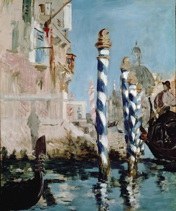 Большой канал в Венеции, Эдуард Мане