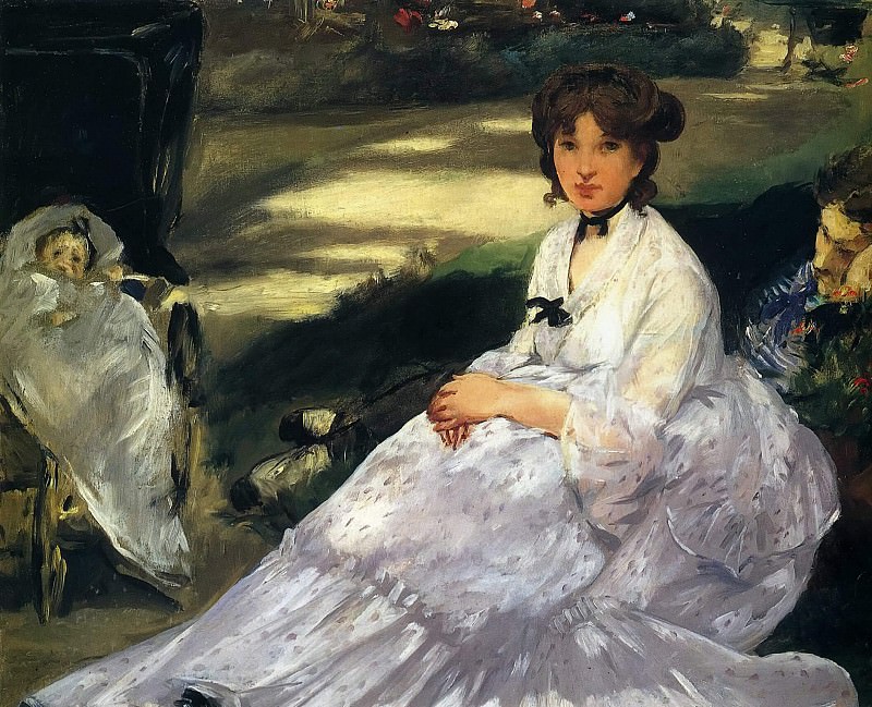 In the Garden, Édouard Manet