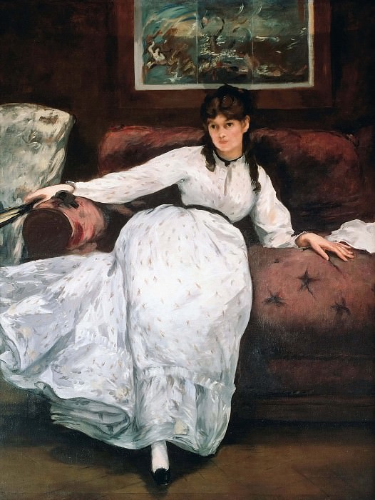 The rest or Portrait of Berthe Morisot, Édouard Manet