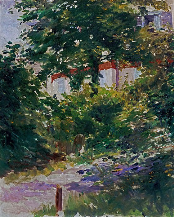 A Path in the Garden at Rueil, Édouard Manet